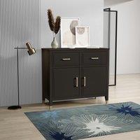 Cabinet Bits Palazzi 2 Door 2 Drawer Sideboard in Black