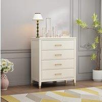 Cabinet Bits Palazzi 4 Drawer Chest of Drawers in Off-White