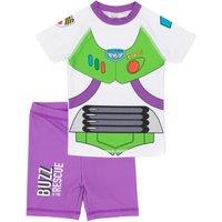Disney Boy's 2 Piece Swim Set | Multicoloured | Official Merch | Size: 18-24 m
