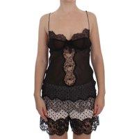 Dolce & Gabbana Women's Black Silk Lace Babydoll Lingerie Top | Size: 8