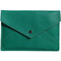 Envelope Clutch Leather GreenClutch Bags