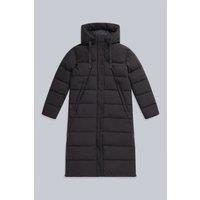 Animal Women's 'Comfort Cloud' Water Resistant Thermal Tested Detachable Hood Coat in Jet Black | Size: 16