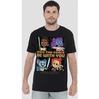 Star Wars Men's Young Jedi Adventure Among The Stars T-Shirt Black | Size: 2XL