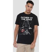 Star Wars Men's Father'S Day Father Vader T-Shirt Black | Size: XL