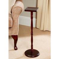 mysmartbuy Wooden Teacup Stand - Solid Pine Pedestal Side Table for Tea Coffee Mugs, Drinks, Snacks, Mobile Phone, Plants - H61.5 x 14.5cm