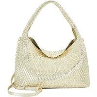 Dune London Women's 'Deliberate L' Shoulder Bag in Gold