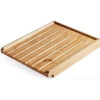 Novecrafto Sturdy & Durable Belfast Butler Sink Wooden Draining Board - Crafted from a Single Solid Oak Blockboard Wood in Light Brown
