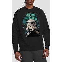 Star Wars Men's Trooper Street Glare Sweatshirt Black | Size: Large