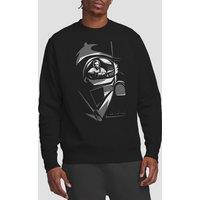 Star Wars Men's ObiWan Kenobi Kenobi Vader Eye Sweatshirt Black | Size: XL
