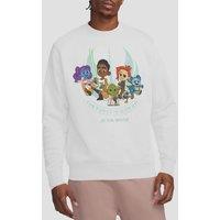 Star Wars Men's Young Jedi Adventure Force is With Us Sweatshirt White | Size: Small
