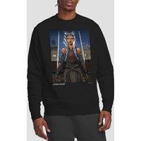 Star Wars Men's Heroic Ahsoka Sweatshirt Black | Size: Medium