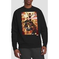 X-Men Men's Cyclops Jean Grey Sweatshirt Black | Size: XL