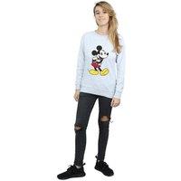 Disney Women's Classic Mickey Mouse Sweatshirt in Grey | Size: Medium