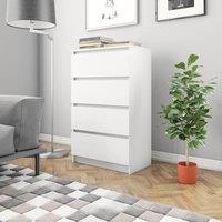 Berkfield Home Sideboard White 60x35x98.5 cm Engineered Wood