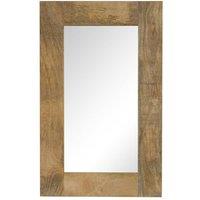 Mirror Solid Mango Wood 50x80 cm