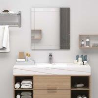 Berkfield Home Wall Mirror 100x60 cm Glass in Silver