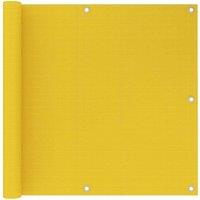 Berkfield Home Balcony Screen Yellow 90x500 cm HDPE