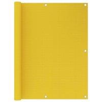 Berkfield Home Balcony Screen Yellow 120x400 cm HDPE