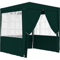 Berkfield Home Professional Party Tent with Side Walls 2.5x2.5 m Green 90 g/m