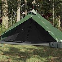 Berkfield Home Camping Tent Tipi 1-Person Green Waterproof