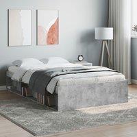 Berkfield Home Bed Frame Concrete Grey 120x200 cm