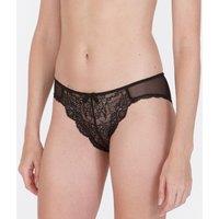 Little Women Women's 'Orchid Noir' Brief in Black | Size: Medium