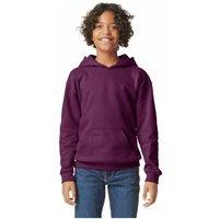 Gildan Softstyle Plain Midweight Hoodie in Maroon | Size: 3-4 Years