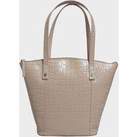'MELANIE' Croc Real Leather Unlined Bucket Bag
