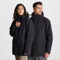 Craghoppers Expert Kiwi Pro AquaDry Stretch 3in1 Jacket in Black | Size: XS