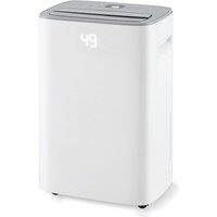 Gymax 24L De-humidifier With Auto Drain Touch Control &Timer Dehumidifier in White