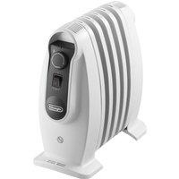 DELONGHI Oil Filled Radiator, 500 Watt, TRNS0505M in White | Size: Single