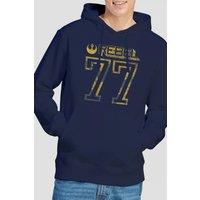 Star Wars Men's Rebel 77 Hoodie Navy | Size: XL