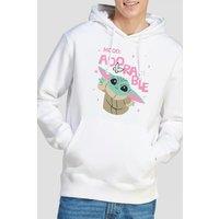 Star Wars Men's Grogu Mood Adorable Hoodie White | Size: 2XL