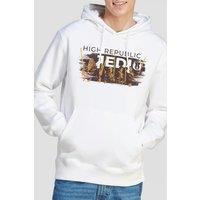 Star Wars Men's The Acolyte High Republic Jedi Ink Group Hoodie White | Size: Medium