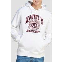 X-Men Men's Professor Xaviers Athletic Dept Red Hoodie White | Size: Small