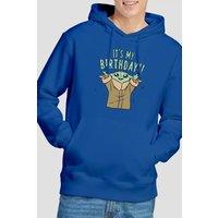 Star Wars Men's It's My Birthday Hoodie Royal | Size: Large
