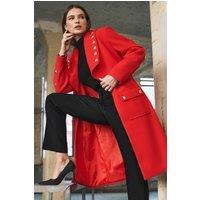 Star by Julien Macdonald Women's Studded Tailored Jacket in Red | Size: 12