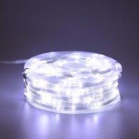 Shatchi 50m/500LEDs String Lights 8 Modes Auto Timer Fairy Lights - Flexible Indoor/Outdoor Decorations in White | Size: 1 Pack