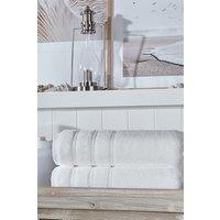 CHRISTY 'Antalya' Turkish Cotton Premium Loose Towels in White