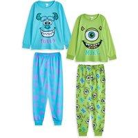 Disney Boy's Multi-Pack of 2 Long Sleeve Long Leg Pyjama Set | Multicoloured | Size: 9-10 Years