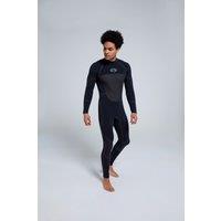 Animal Men's 'Holmes' UV Protect 5mm Neoprene GBS Seams Full Body Winter Wetsuit in Black | Size: S/M