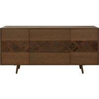 Orsina Spacious Brown Sideboard, Quality Crafted Sideboard For Livingroom, Versatile Design Mid Century Sideboard