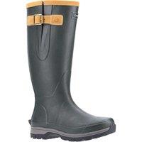 Cotswold 'Stratus' Rubber Wellington Boots in Green | Size: 8