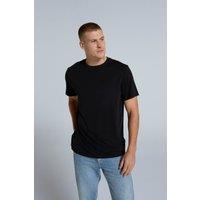 Animal Men's 'Icon' Logo Print Lightweight Cotton Relaxed Fit Casual T-Shirt in Jet Black | Size: Small