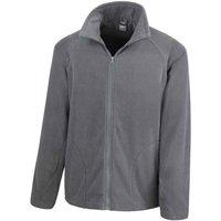 Result Core Men's Microfleece Jacket in Charcoal | Size: 2XL