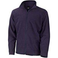 Result Core Men's Microfleece Jacket in Navy | Size: Large