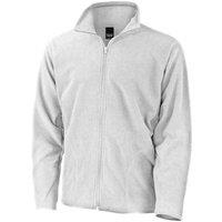 Result Core Men's Microfleece Jacket in White | Size: 3XL