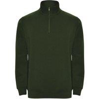 ROLY Men's Aneto Quarter Zip Sweatshirt in Bottle Green | Size: XL