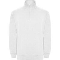 ROLY Men's Aneto Quarter Zip Sweatshirt in White | Size: 3XL