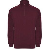 ROLY Men's Aneto Quarter Zip Sweatshirt in Maroon | Size: Large